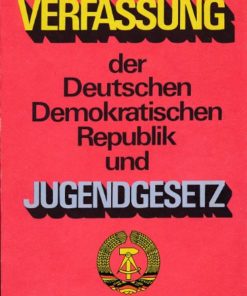 Verfassung der Deutschen Demokratischen Republik und Jugendgesetz