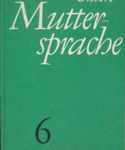 Unsere Muttersprache Klasse 6  DDR-Lehrbuch