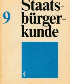 Staatsbürgerkunde Klasse 9  DDR-Lehrbuch