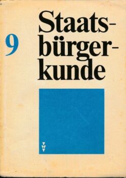 Staatsbürgerkunde Klasse 9  DDR-Lehrbuch