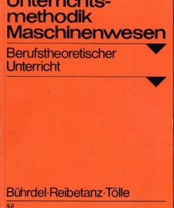 Unterrichtsmethodik Maschinenwesen  DDR-Lehrbuch