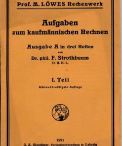 Aufgaben zum kaufmännischen Rechnen 1.Teil