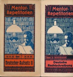 Mentor-Repetitorien Band 27(Deutscher Aufsatz II), Band 34(Deutsche Rechtschreibung), Band 35(Deutsche Grammatik)