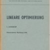 Lineare Optimierung  1. Lehrbrief  DDR-Lehrmaterial