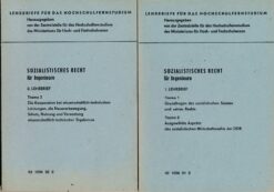 Sozialistisches Recht für Ingenieure  1. und 2.  Lehrbrief  DDR-Lehrmaterial