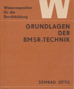 Grundlagen der BMSR-Technik  DDR-berufsbildende Literatur