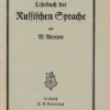 Lehrbuch der russischen Sprache