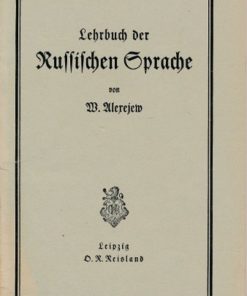 Lehrbuch der russischen Sprache