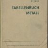 Tabellenbuch Metall  DDR-Lehrbuch