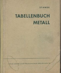 Tabellenbuch Metall  DDR-Lehrbuch