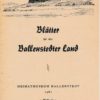 Blätter für das Ballenstedter Land  Heft 12