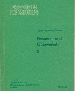 Personen- und Güterverkehr  Heft 3/1967  DDR-Lehrwerk für das Ingenieur-Fernstudium