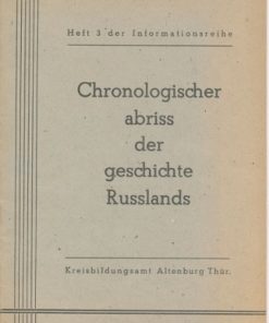 Chronologischer Abriss der Geschichte Russlands