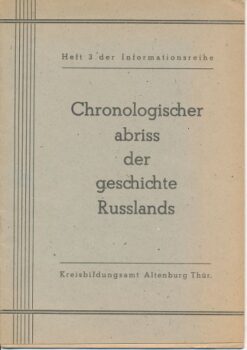 Chronologischer Abriss der Geschichte Russlands