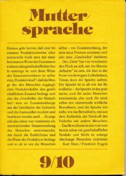 Muttersprache Klasse 9/10  DDR-Lehrbuch