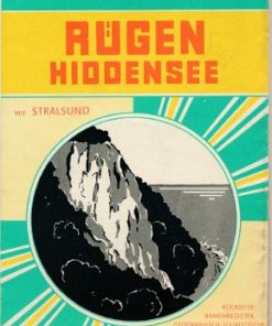 Touristenkarte Rügen Hiddensee mit Stralsund  DDR-Landkarte