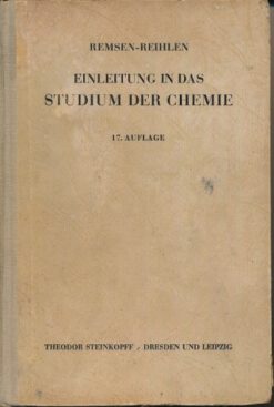 Einleitung in das Studium der Chemie  DDR-Buch