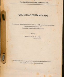 Grundlagenstandards – Standardblattsammlung für Studierende