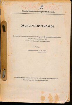 Grundlagenstandards – Standardblattsammlung für Studierende