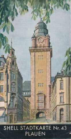 Plauen Schell Stadtkarte Nr.43