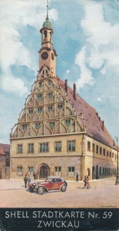 Zwickau Shell Stadtkarte Nr.59