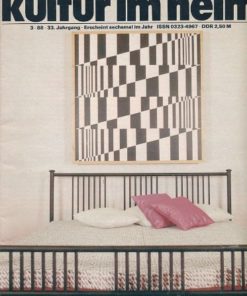 Kultur im Heim 3, 5 und 8/1988 und 6/1987 DDR-Zeitschrift