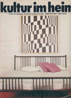 Kultur im Heim 3, 5 und 8/1988 und 6/1987 DDR-Zeitschrift