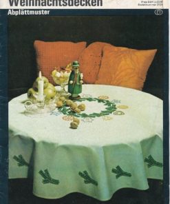Weihnachtsdecken Abplättmuster