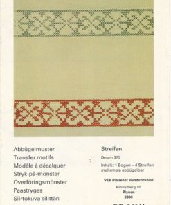Abbügelmuster Streifen
