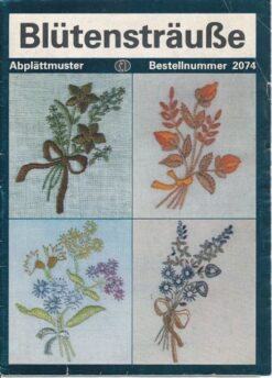 Blütensträuße – Abplättmuster