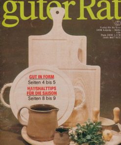 Guter Rat  1, 2 und 4/1988  DDR-Zeitschrift