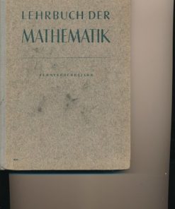 Lehrbuch der Mathematik  Zehntes Schuljahr  DDR-Lehrbuch