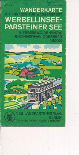 Wanderkarte Werbellinsee – Parsteiner See