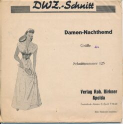 DWZ.-Schnitt Damen-Nachthemd Schnittmusterbogen