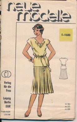 Neue Modelle 1-1688 Schnittmusterbogen