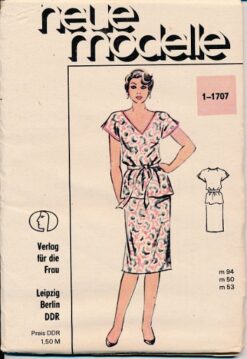 Neue Modelle 1-1707 Schnittmusterbogen