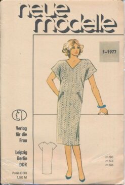 Neue Modelle 1-1977 Schnittmusterbogen