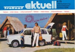 Trabant aktuell  DDR-Prospekt