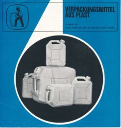 Verpackungsmittel aus Plast – Kanister zum Transport gefährlicher Güter
