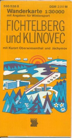 Wanderkarte Fichtelberg und Klinovec