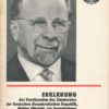 Erklärung des Vorsitzenden des Staatsrates der DDR, Walter Ulbricht, zur Ausarbeitung der sozialistischen Verfassung der DDR