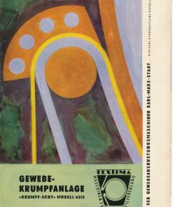 Gewebe-Krumpfanlage   DDR-Prospekt