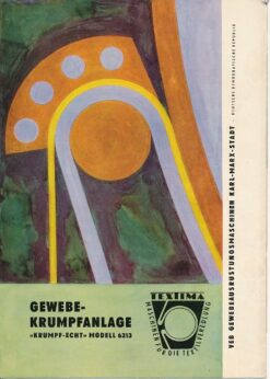 Gewebe-Krumpfanlage   DDR-Prospekt