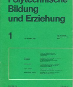 Polytechnische Bildung und Erziehung  Heft 1 und 6/1990