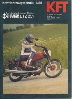 KFT Kraftfahrzeugtechnik  1/1989  DDR-Zeitschrift