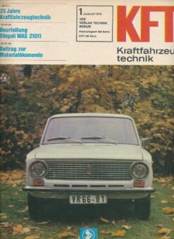 KFT Kraftfahrzeugtechnik  1 bis 8/1976  DDR-Zeitschrift