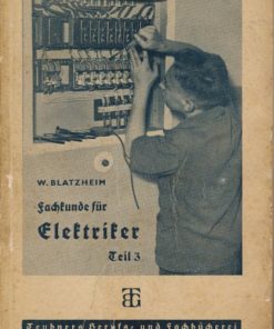Fachkunde für Elektriker Teil 3