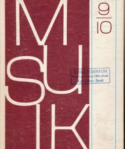 Musik Klassen 9 und 10  DDR-Lehrbuch