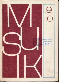 Musik Klassen 9 und 10  DDR-Lehrbuch