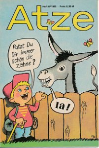 Atze  Heft 8, 9, 10, 11 und 12/1985   DDR-Comicheft